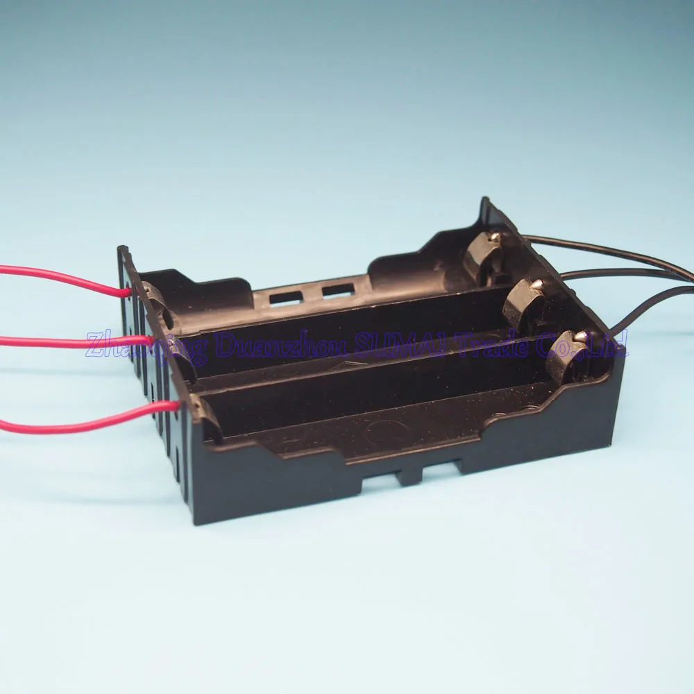 65pcs/lot 18650 Battery Holder Battery Case 3 x 18650 Parallel battery