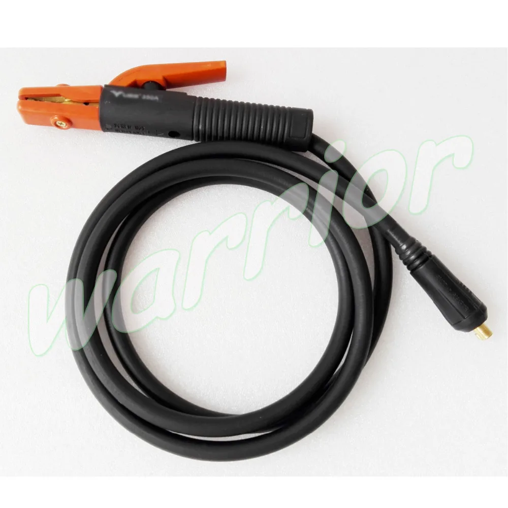 5M 200Amp Electrode Holder MMA Arc Welding Lead Cable Wires & Connector 16 Feet 