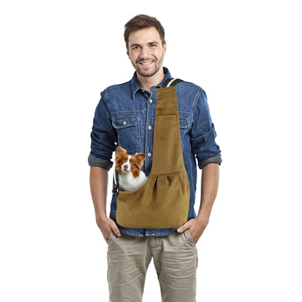 

User-friendly Pet Dog Carrier Sling Bag Hands-free Pet Dog Shoulder Bag Comfortable Dog Travel Bag Pet Carrier Bag