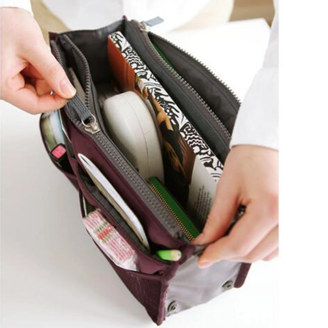 

Casual multifunctional Cosmetic storage bag System Durable Large Capacity Of Unisex Clothing Sorting Organize Packing Travel Bag