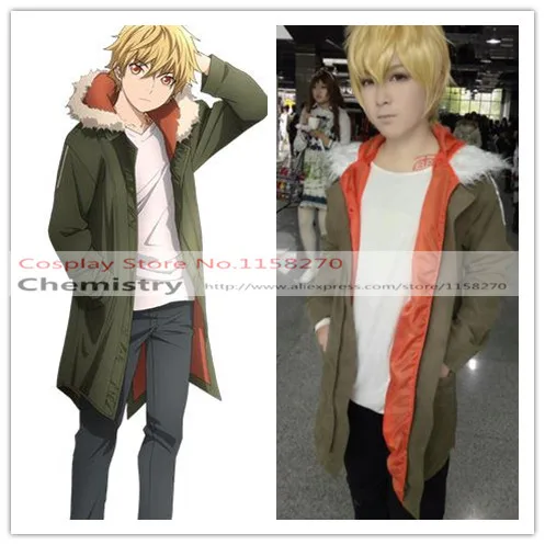 

Noragami Yukine Cosplay Costume Clothes with badges