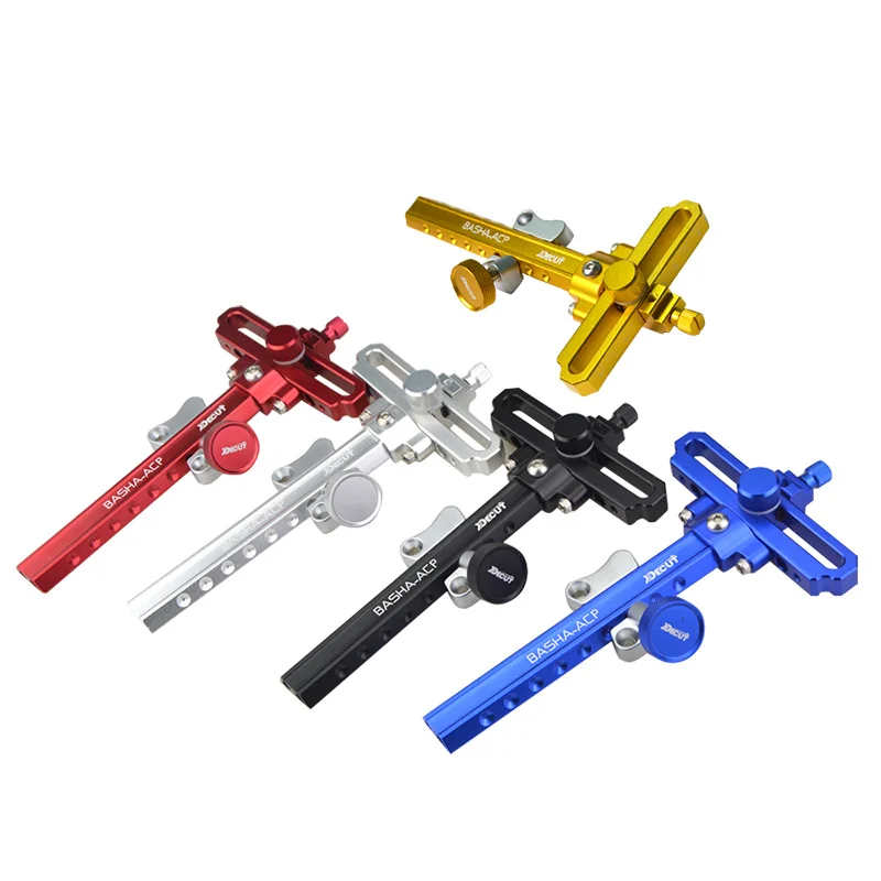 

DECUT 1 Set Aluminum Alloy Bow Sight Steady 5 Colors Bow Sight Steady Compound Bow Hunting Accessories Outdoor Equipment