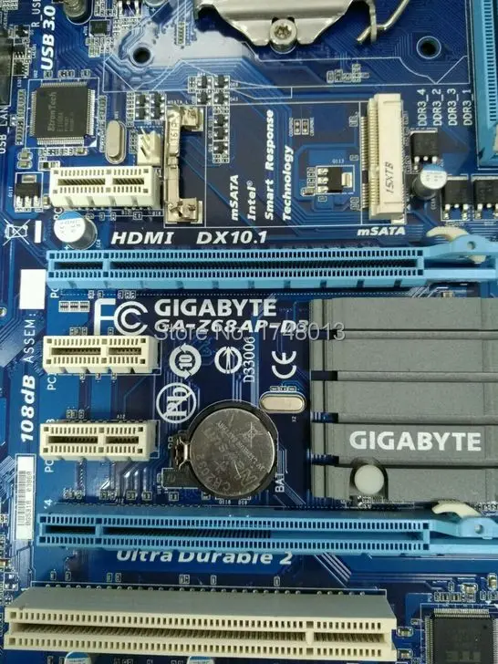 Оригинальная материнская плата для Gigabyte GA-Z68AP-D3 DDR3 LGA 1155 Z68AP-D3 32GB USB3.0 Z68 настольная материнская плата