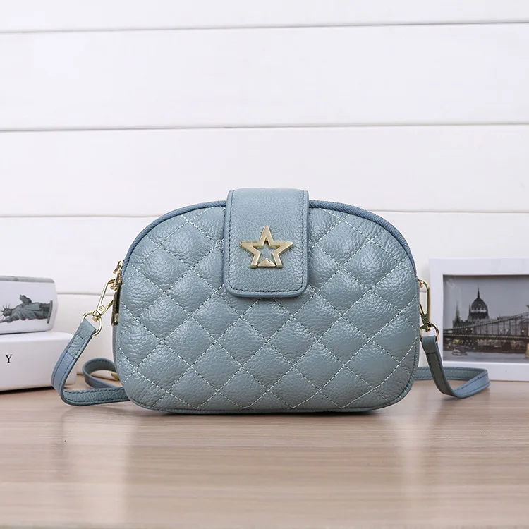 Women genuine leather messenger bag 15