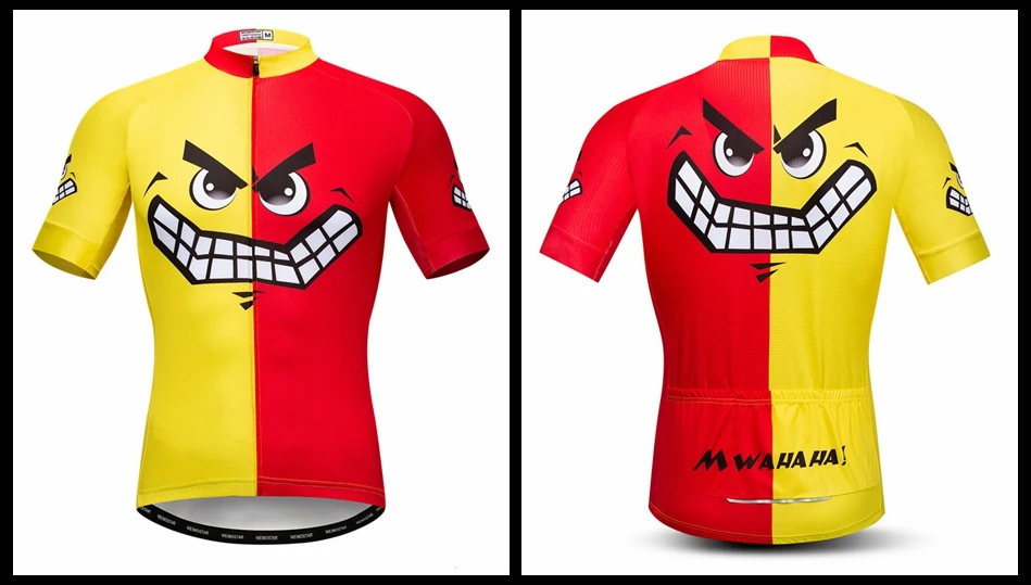 Weimostar забавная велосипедная футболка для мужчин с героями мультфильмов летняя футболка для езды на велосипеде желтая дорожная велосипедная одежда полиэстер велосипедная одежда
