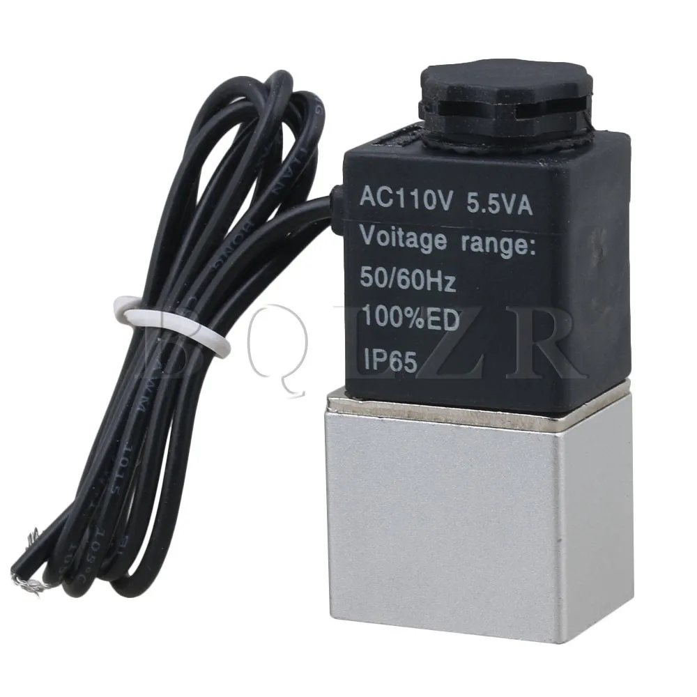 

2 Way Normally Open 110V Pneumatic Electric Solenoid Valve for Air Water BQLZR