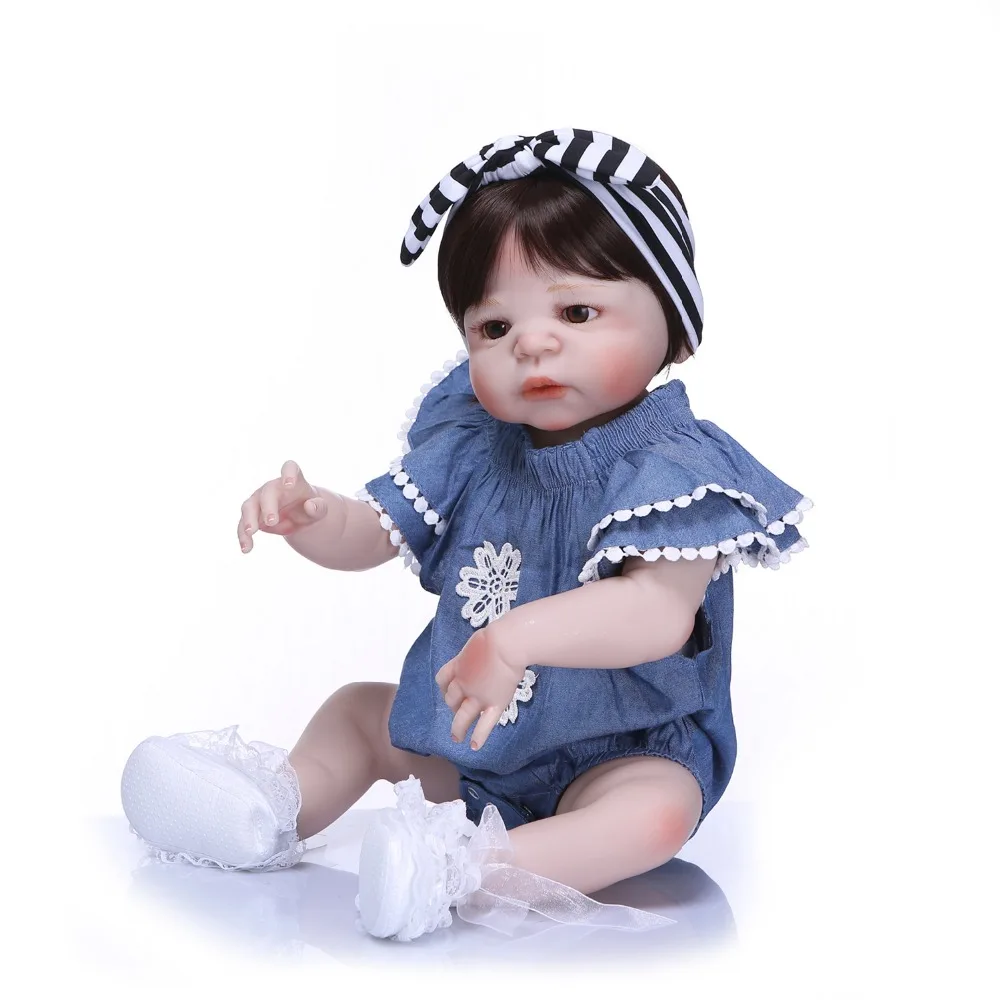 Npkколлекция, Новое поступление, кукла для маленькой девочки, полное Силиконовое тело, реалистичное, Bebes Reborn Bonecas, ручная работа, детские игрушки, подарки для детей