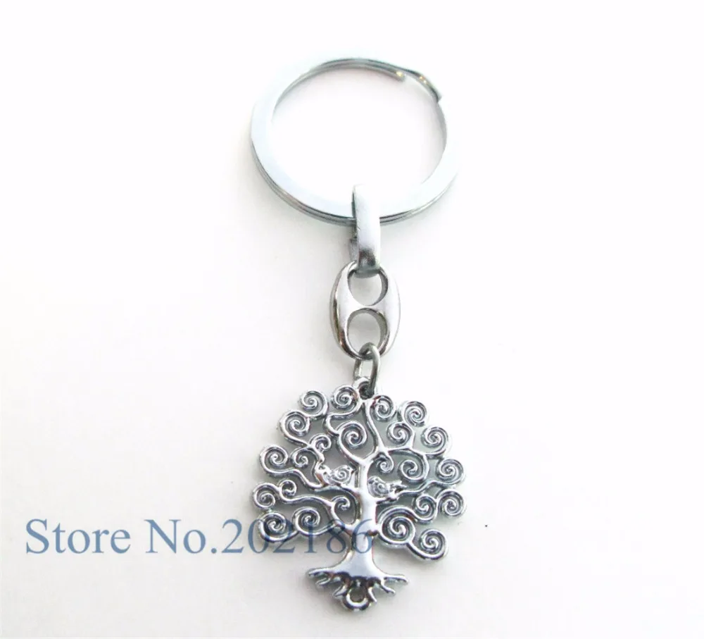 

1pc Tree of Life owl Butterfly Keychain Key Ring Key Chain Men Accessories Women Jewelry Gifts Christmas Party