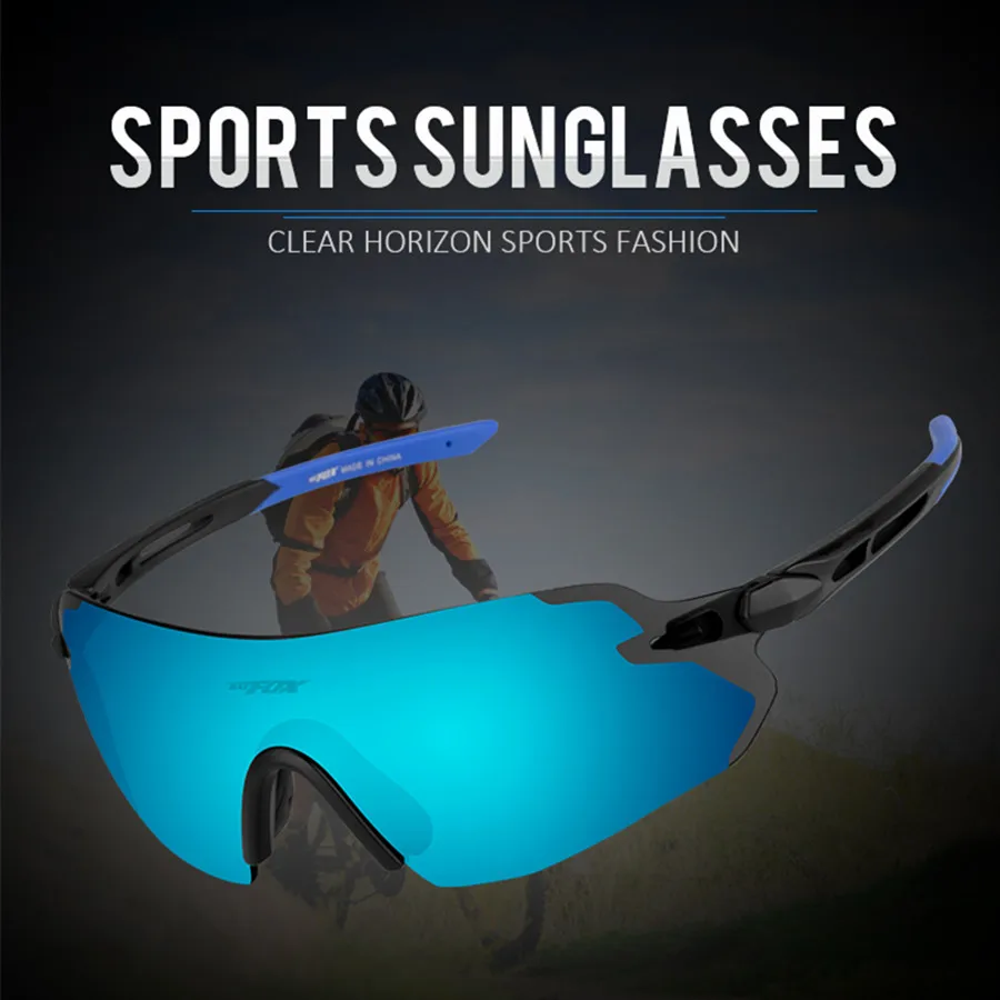 BATFOX, поляризационные спортивные мужские солнцезащитные очки, MTB, для шоссейного велоспорта, очки для горного велосипеда, для езды на велосипеде, защитные очки, синие
