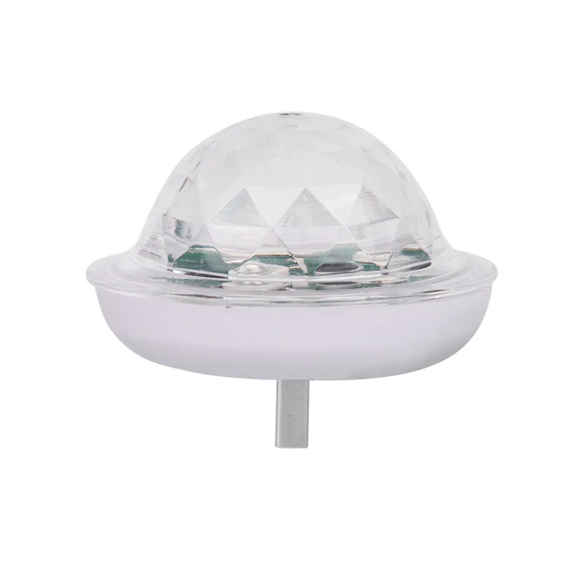  USB Mini LED RGB Disco Stage Light Party Club DJ KTV Xmas Magic Phone Crystal Magic Ball Lamp Luces Led Decoracion 40JUL1518