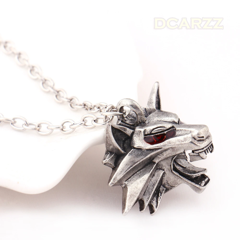 Wizard Witcher 3 Medallion Necklace Wolf Head Pendant Wild Hunt Figure Game Cosplay Jewelry Top Quality Gothic Collar Wizard Witcher 3 Medallion Necklace Wolf Head Pendant Wild Hunt Figure Game Cosplay Jewelry Top Quality Gothic Collar