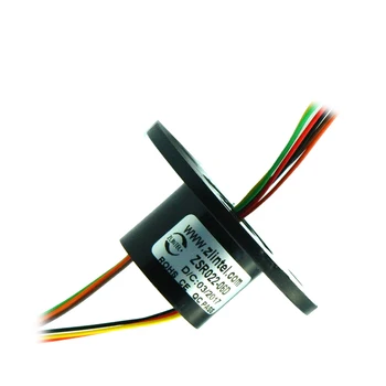 

1PC 6 Channels 6 Wires 2A OD 22mm Slipring High Speed 200RPM Micro Capsule Slip Ring Conductive Electric Rotary Connector Joint