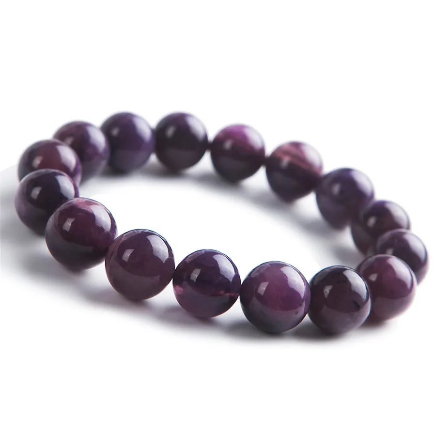 13mm Natural Genuine Charoite Stretch Bracelets For Women Purple Crystal Charm Round Bead Bracelet 13mm Natural Genuine Charoite Stretch Bracelets For Women Purple Crystal Charm Round Bead Bracelet