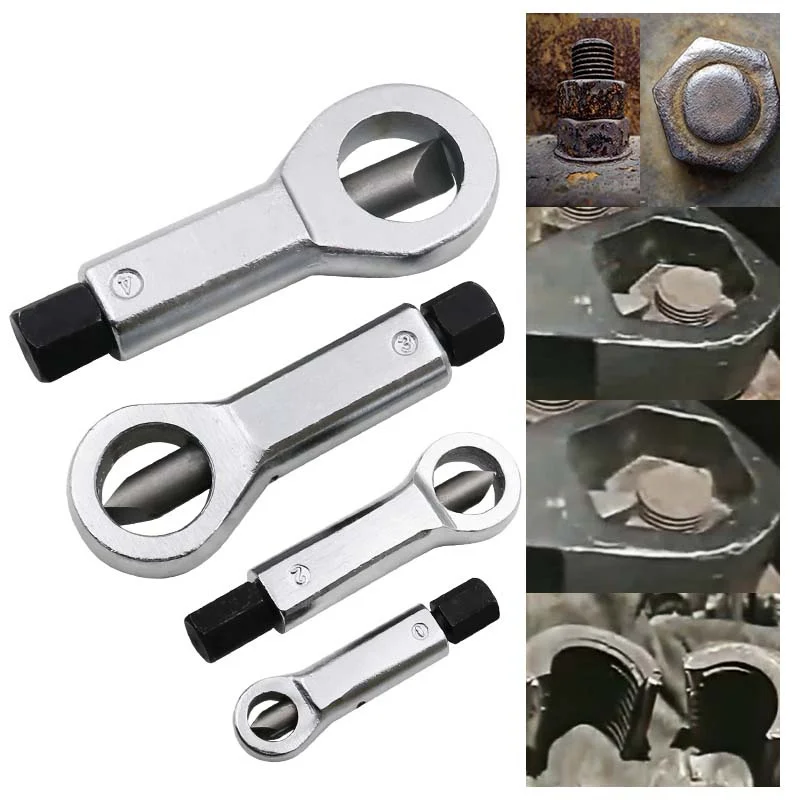 1PC Heavy Duty Rusty Removal Puller Einstellbare Mutter-Splitter Extractor Tools