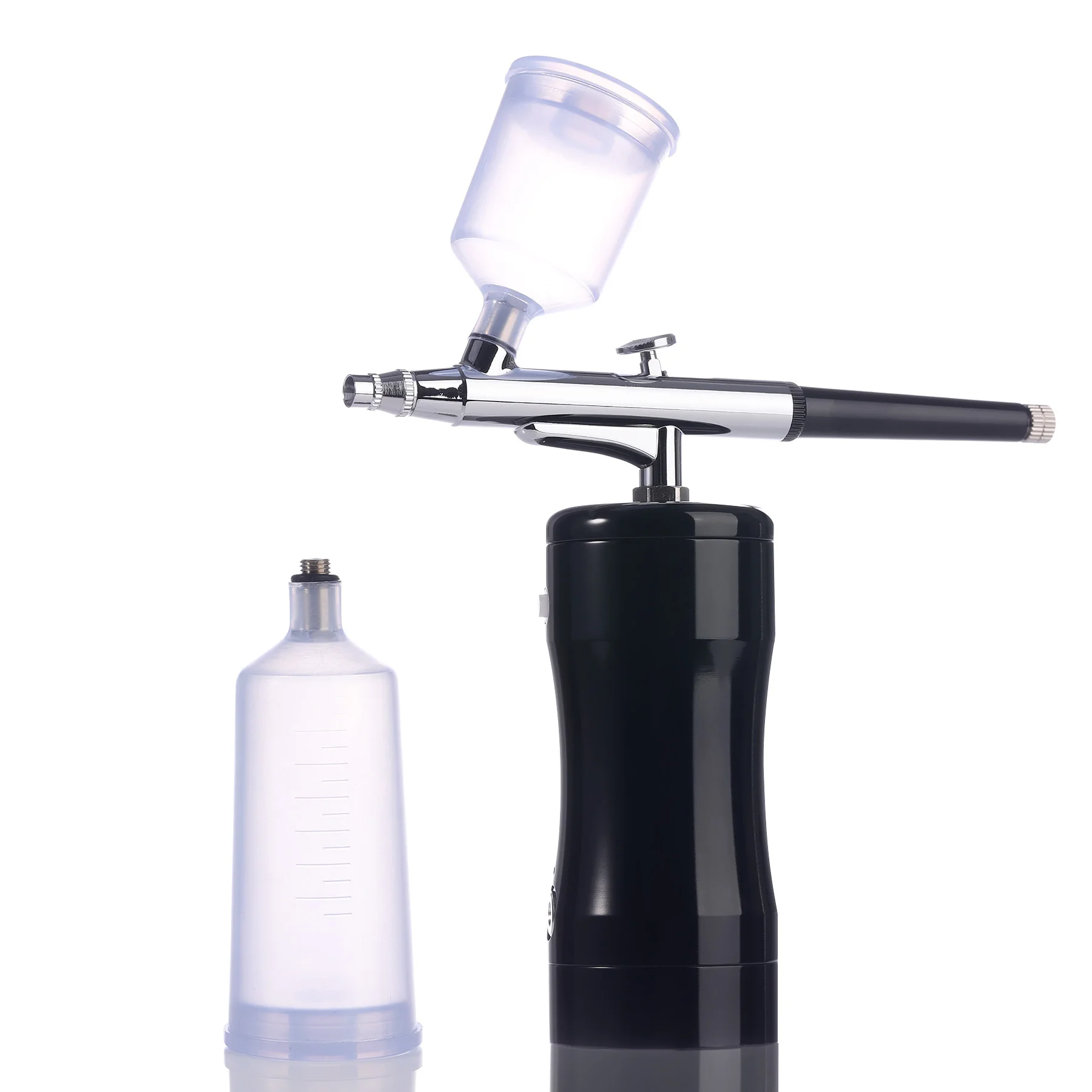 

Mini Portable Beautiful Airbrush Set Small Spray Pump Pen Set Air Compressor Kit for Art Painting Tattoo Craft Cake Spray Model