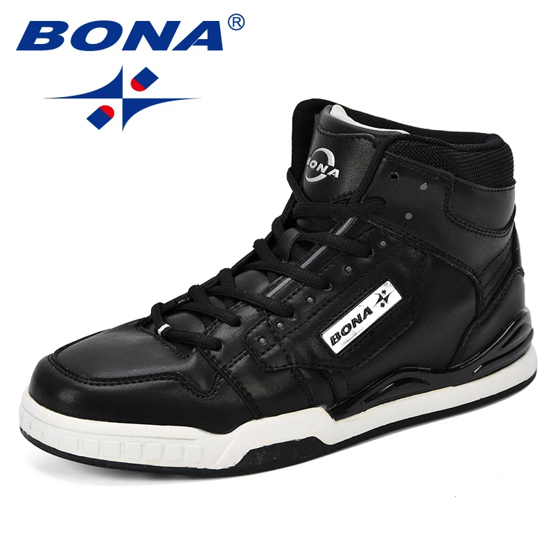 BONA New Arrival Classics Style Men Skateboarding Shoes Action Leather Men Sport Shoes Outdoor Men Jogging Shoes Free Shipping