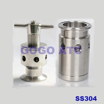 

304 sanitary grade quick-install safety valve pressure relief valve automatic exhaust valve fermenter adjustable pressure breath