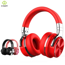 Cowin E7PRO Active Noise Cancelling Headphones Wireless Bluetooth Headset HiFi Stereo Headphones with Microphone philips shp9500 professional headphones with active noise cancelling 3 meter long headset for xiaomi mp3 official test