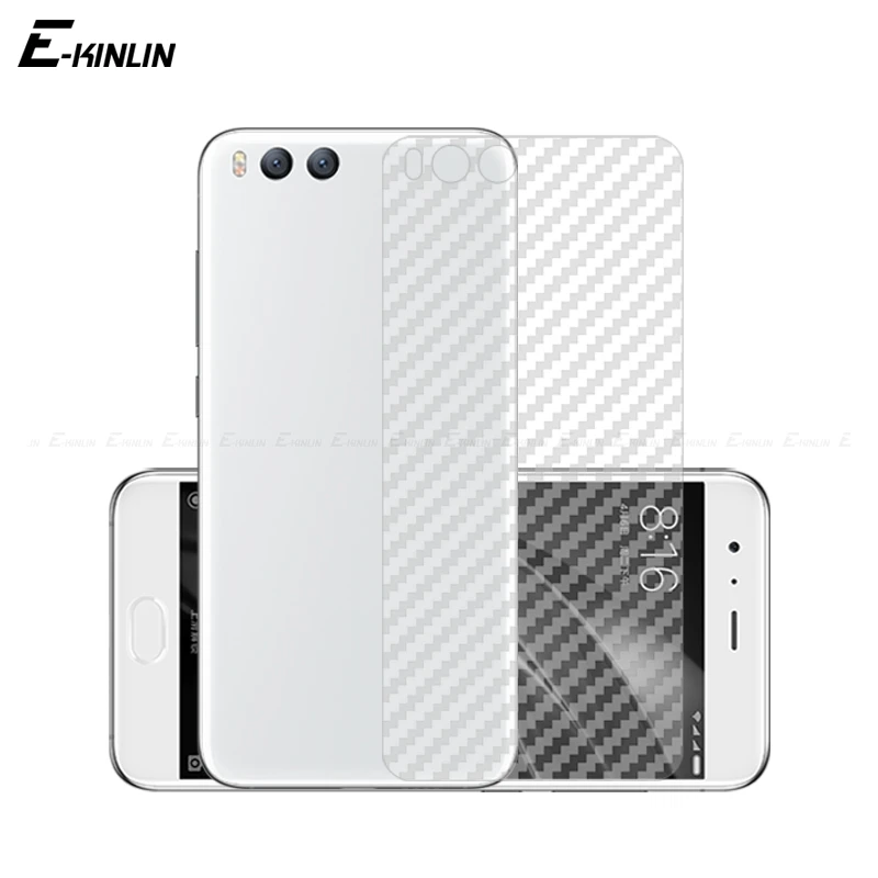 

Soft Back Cover Screen Protector For Xiaomi Mi 6 5X 5 5C 5S Plus 4S 4C 4 Note 3 Mix Max 3D Carbon Fiber Sticker Protective Film