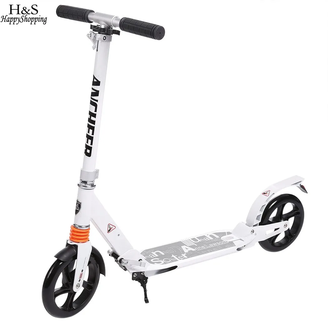 Children Kick Scooter Wheels Adjustable Aluminum Alloy T-Style Design Sturdy Lightweight Foldable Foot Scooter Clearance