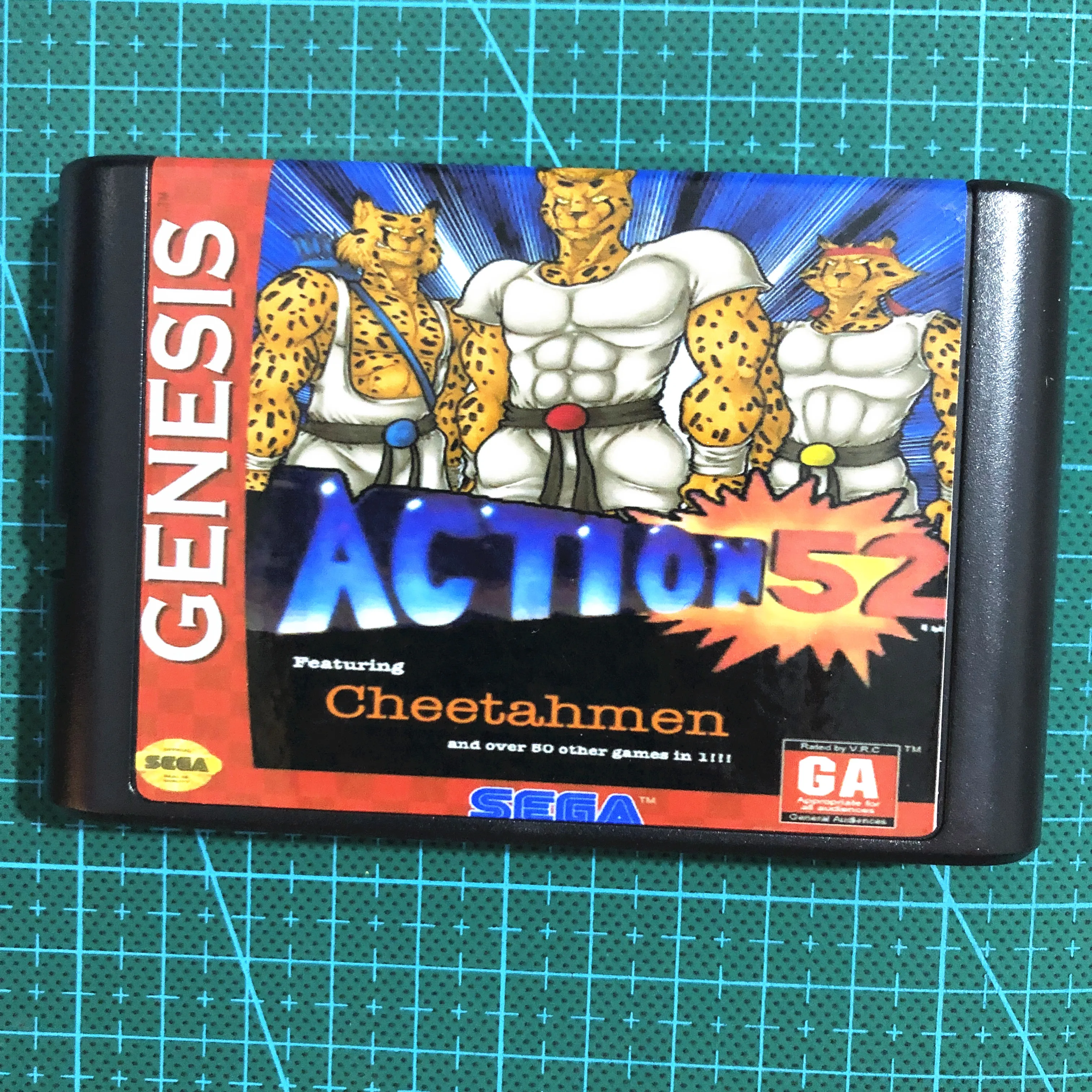 

Action 52 in 1 for 16 bit Game Card Game Cartridge for Sega genesis Mega Drive