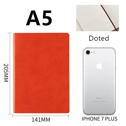 D Записная книжка А5 Bullet Journal Doted Dot organizer ежедневник еженедельник программа черчения Управление Школа планирования канцелярские принадлежности - Цвет: D