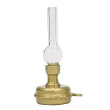 Dongzhur Miniaturas Casa De Munecas 1:12 медное основание стеклянный подсвечник ретро керосиновая лампа кукольный домик миниатюры 1:12 аксессуары