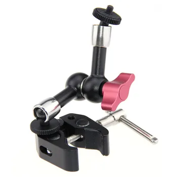 

CAMVATE Magic Arm 7 Inch Articulating Monitor Arm+1/4 Screw Adapter Super Clamp Crab Pliers Clip For LCD DSLR Rig Camera C1160