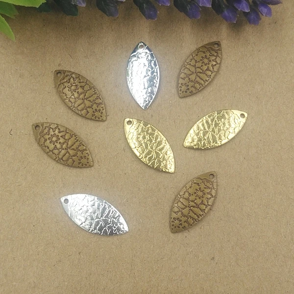 

20pcs/lot 13x19mm Vintage Leaf Charms Leaves Jewelry Findings for DIY Necklace Bracelet Earring Making Craft Jewelry Components