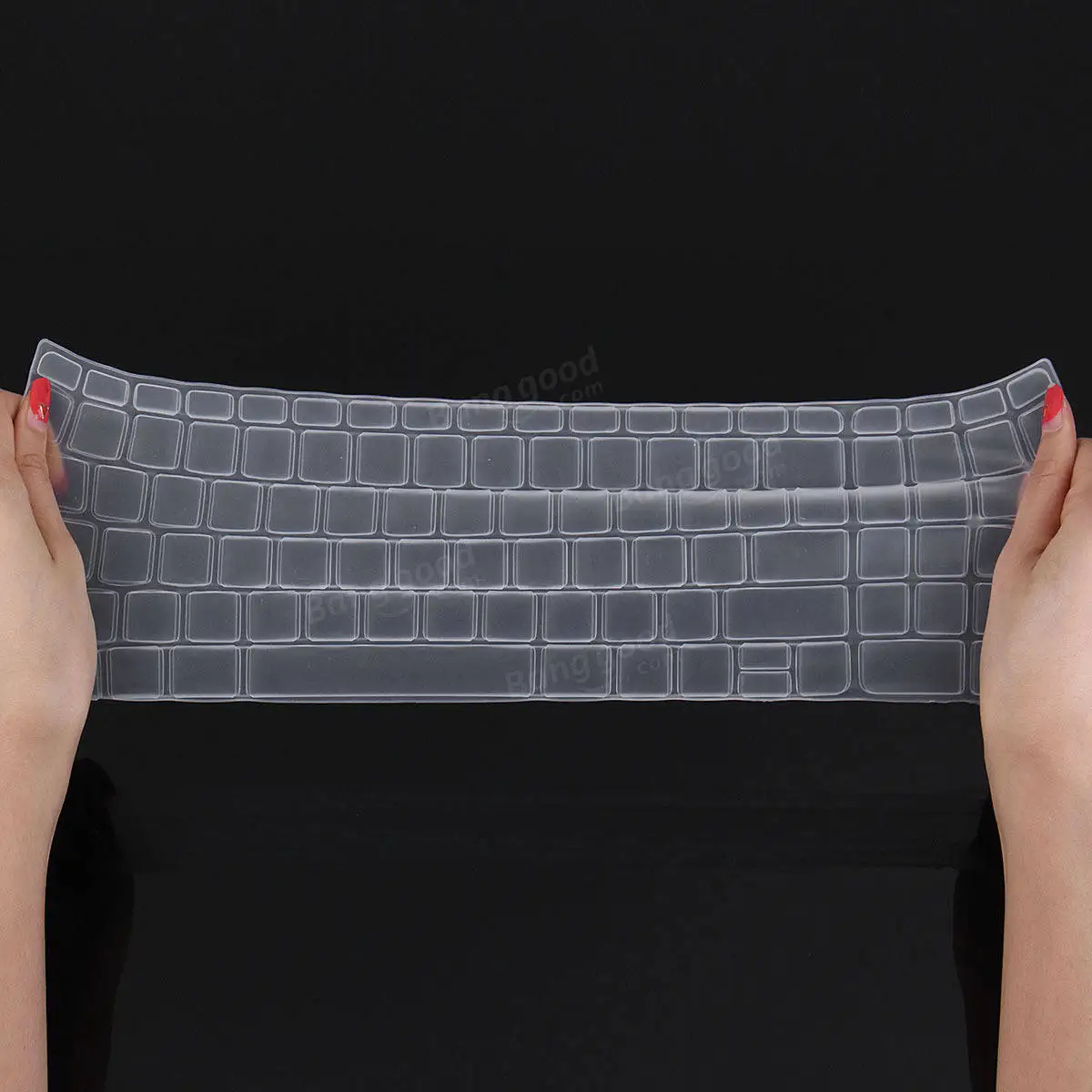 Transparent/Black/Blue/Purple/Rose Red Notebook Keyboard Protector Keyboard Cover for HP Pavilion 15