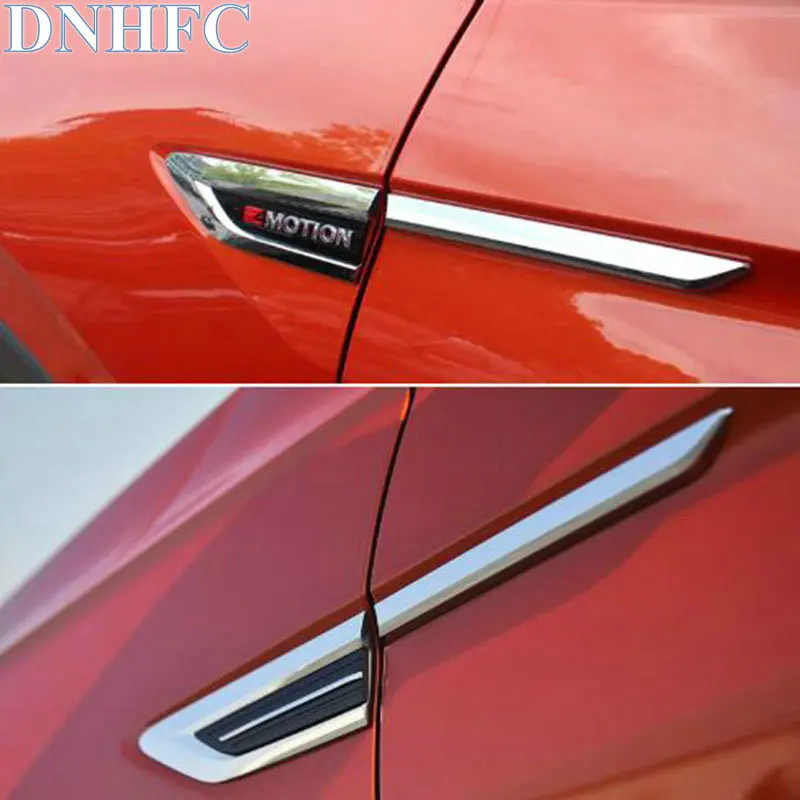 DNHFC Car Accessories Car Styling Car Side Decoration Sticker For Volkswagen VW Tiguan 2017 2018 MK2