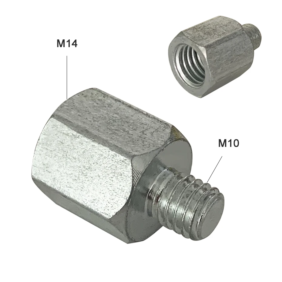 

2PCS M14 To M10 Adapter Screw Polishing Machine 30mm Angle Grinder Polisher Interface Connector Converter Power Tool Accessories