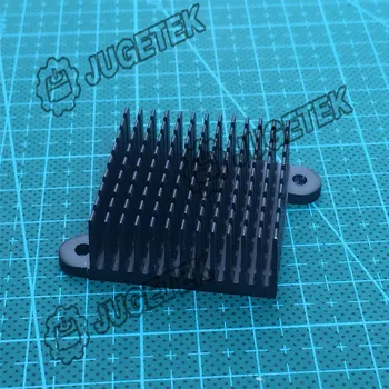 

5pcs/lot High Quality Super Heat Conduction Aluminum Black Heatsink with Two Ears 35*35*10
