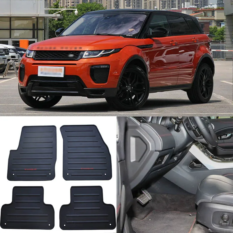 High Quality Full Set All Weather Heavy Duty Black Rubber Floor Mats