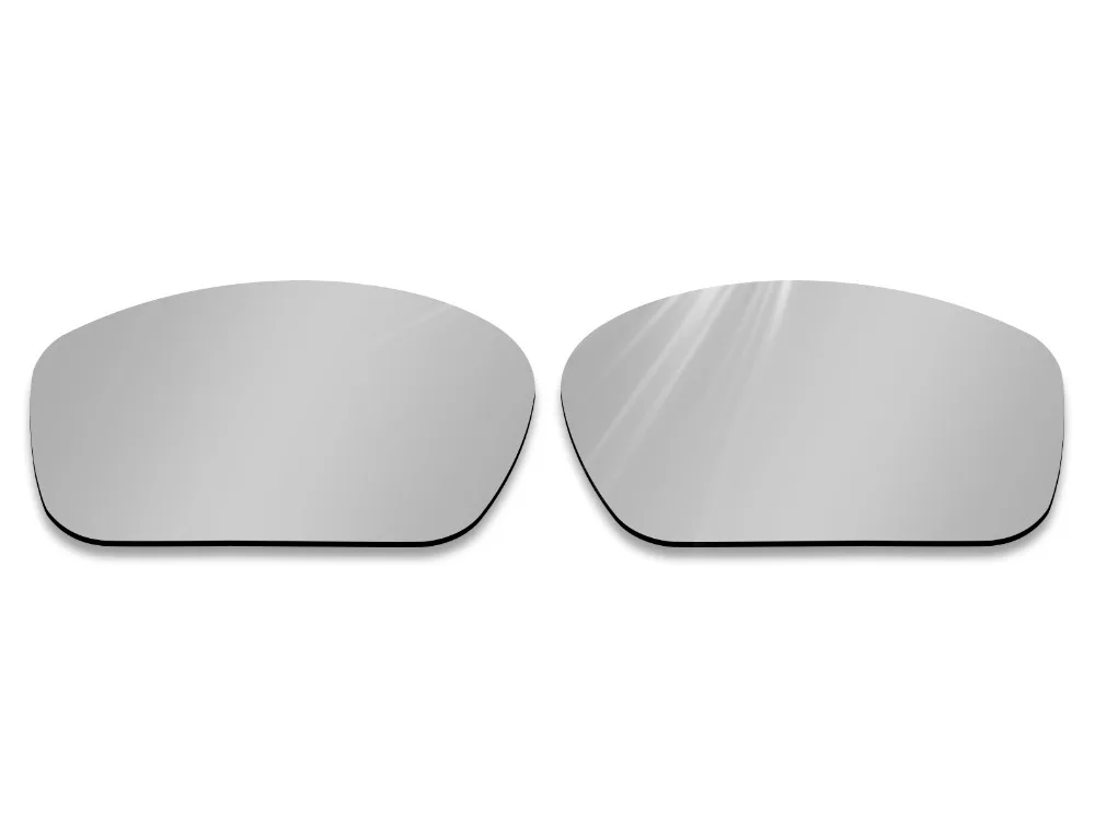 Glintbay 2 пары поляризованных солнцезащитных очков замена линз для Окли Straightlink Стелс черный и серебристый титан