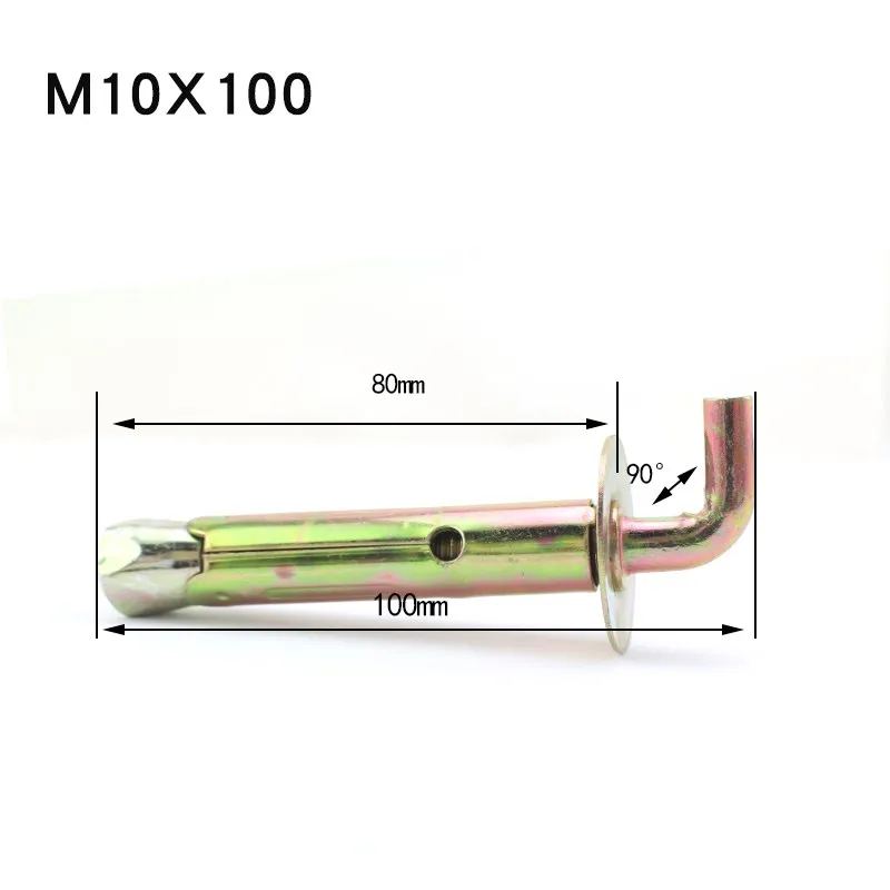 2 шт. тяжелый настенный крюк для расширения винт M10X90/100/125 мм три размера на выбор