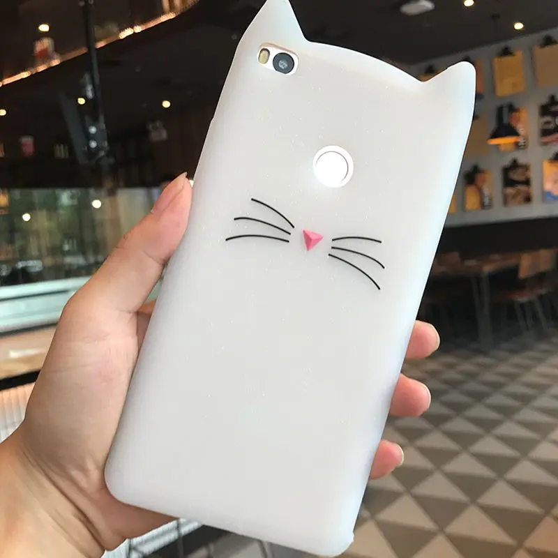 Чехол для телефона с котом Xiaomi Redmi 4X милый мультяшный Мягкий силиконовый чехол 4A