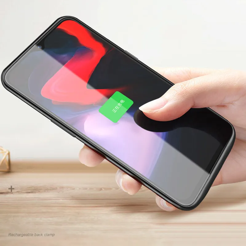 Для Oneplus 6 T чехол для батареи 4700 мАч Внешний аккумулятор зарядное устройство