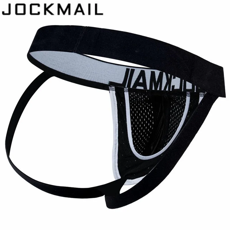 Джоки JOCKMAIL мужские сетчатые пикантное нижнее белье для геев с мешочком пениса