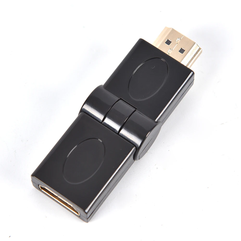 Портативный Micro HDMI папа к Женский 180/360 градусов вращающийся 90 правый угол адаптер