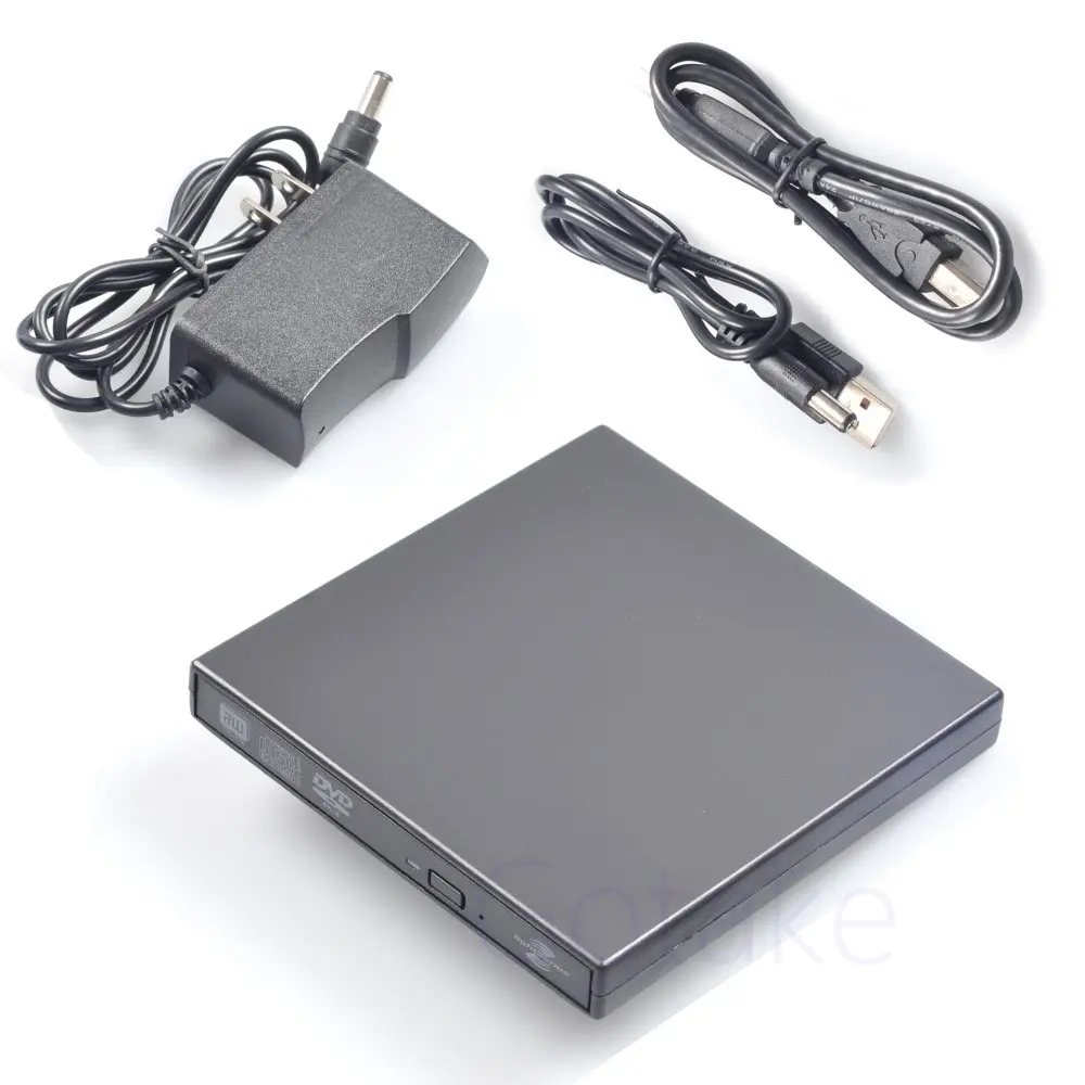 External Lightscribe DVD CD R RW Burner Writer Player Reader Drive with