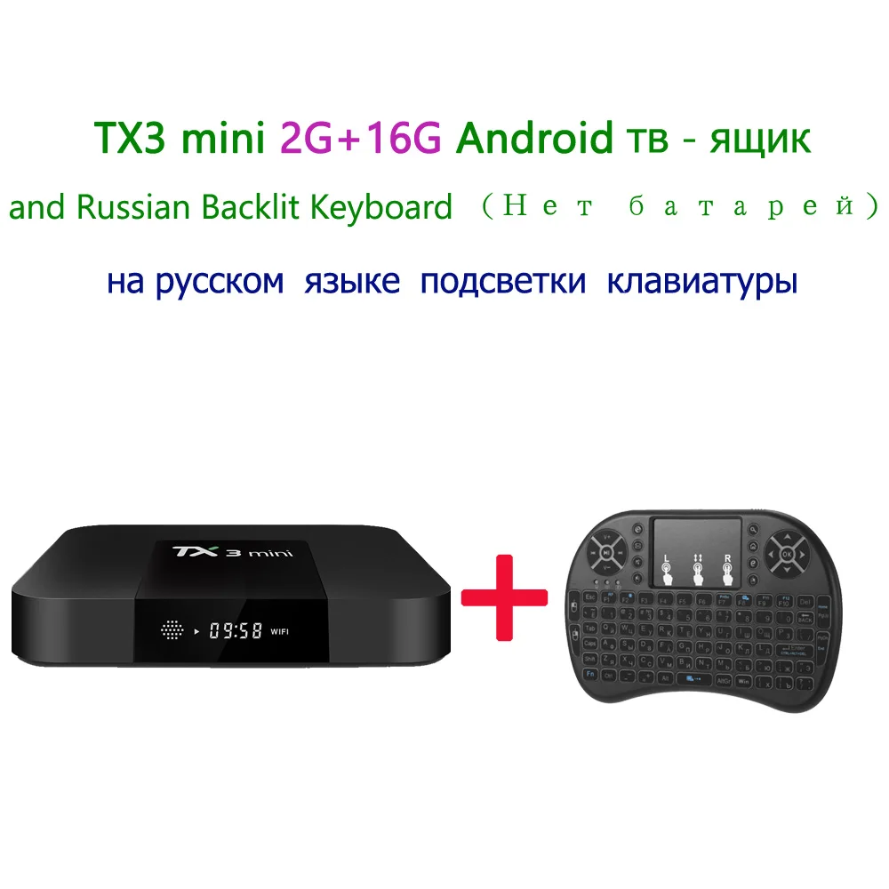 TX3 Мини Android 7,1 ТВ приставка 2 Гб 16 Гб DLNA WiFi LAN HD медиаплеер приставка Amlogic S905W четырехъядерный H.265 Мини ПК Smart tv - Цвет: Другое