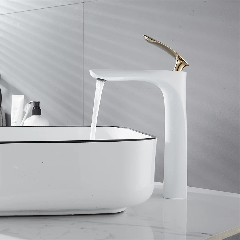 Смесители для ванной комнаты позолоченный латунный Смеситель для ванной комнаты горячей и холодной унитаз Раковина Водопроводный Кран Золотой смеситель XT844
