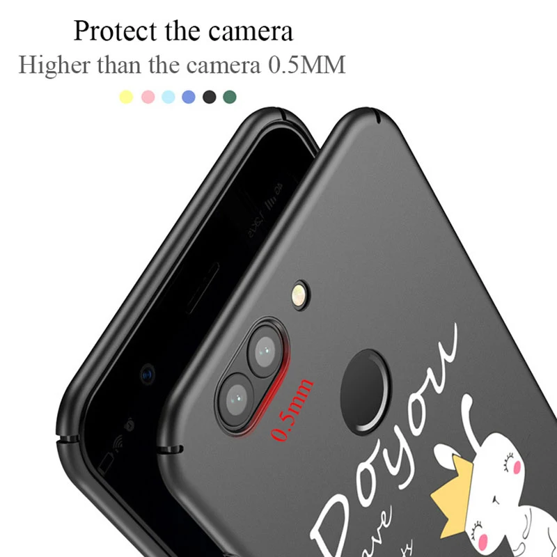 3D милый чехол для телефона Huawei Honor 9 10 Lite 8X 10i 20i Ультратонкий Жесткий из