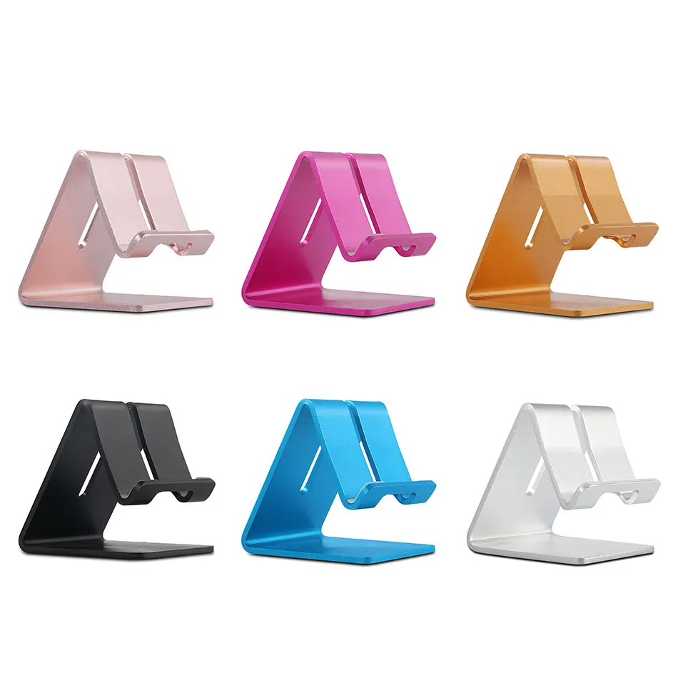  YeeSite Universal Aluminum Metal Mobile Phone Tablet Desk Holder Stand for iPhone 8 7 7Plus 6s 6 5s