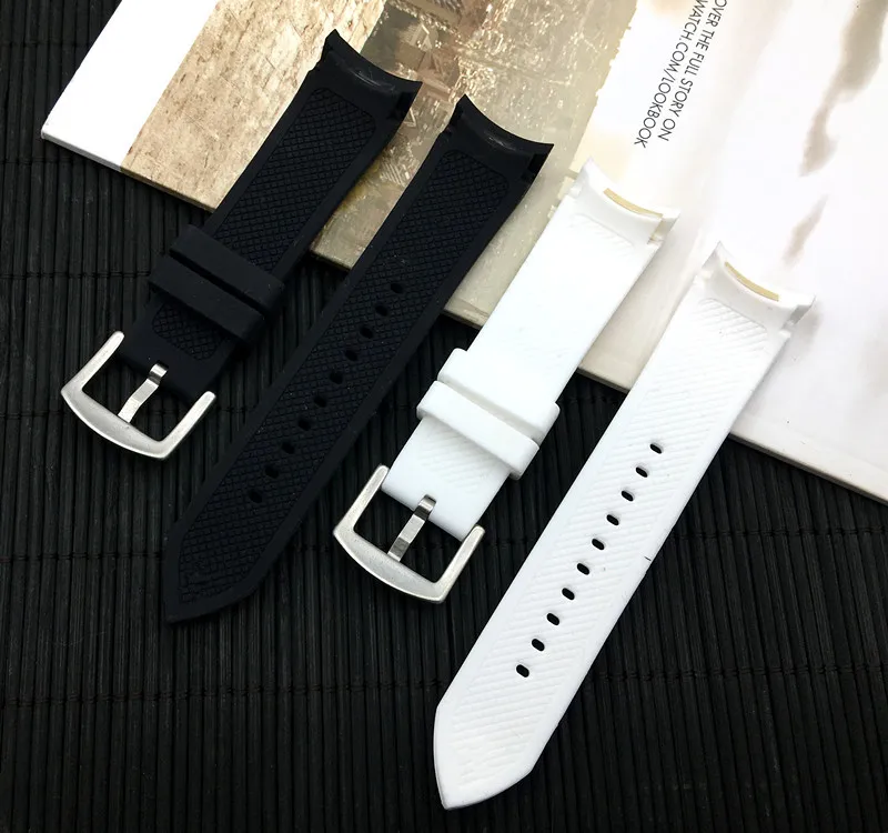 Ремешок силиконовый для наручных часов 23 мм|silicone rubber watchband|rubber watchbandbelt for watch |