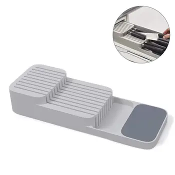 

Knives Storage Box Knife Drawer Storage Tray Multi-Function Kitchen Tools Home Holder Knives Organizer