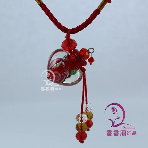 2 шт. стеклянные подвески для духов|perfume necklace|necklace vialperfume pendant |
