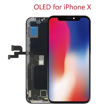 Original 1:1 HD LCD Replacement for iPhone X LCD Pantalla Display Screen + 3D Touch Digitizer Free DHL