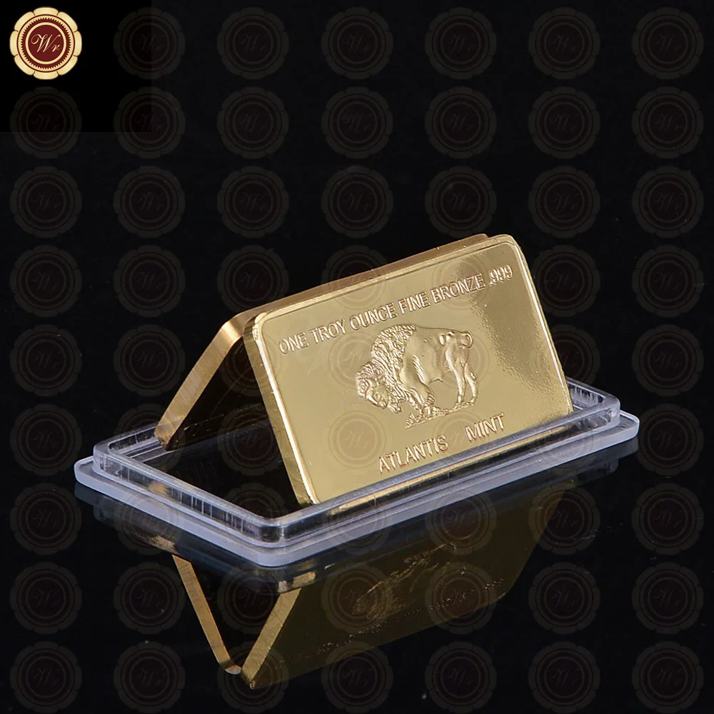 Replica 1 Troy Ounce Fine Bronze Decoration Gold Coin/Bars American